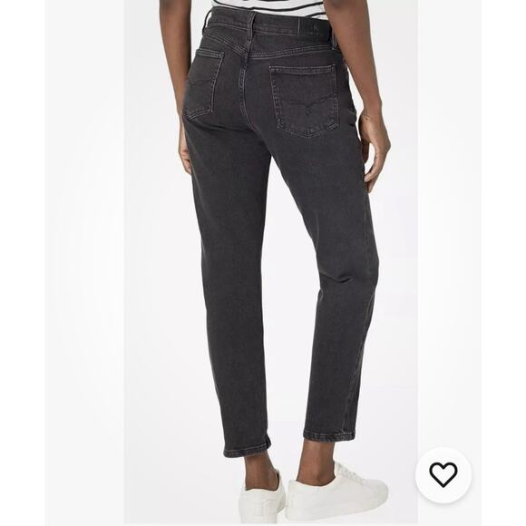LAUREN RALPH LAUREN Relaxed Tapered Jeans in Empire Black Wash SIZE 8 - Picture 2 of 13